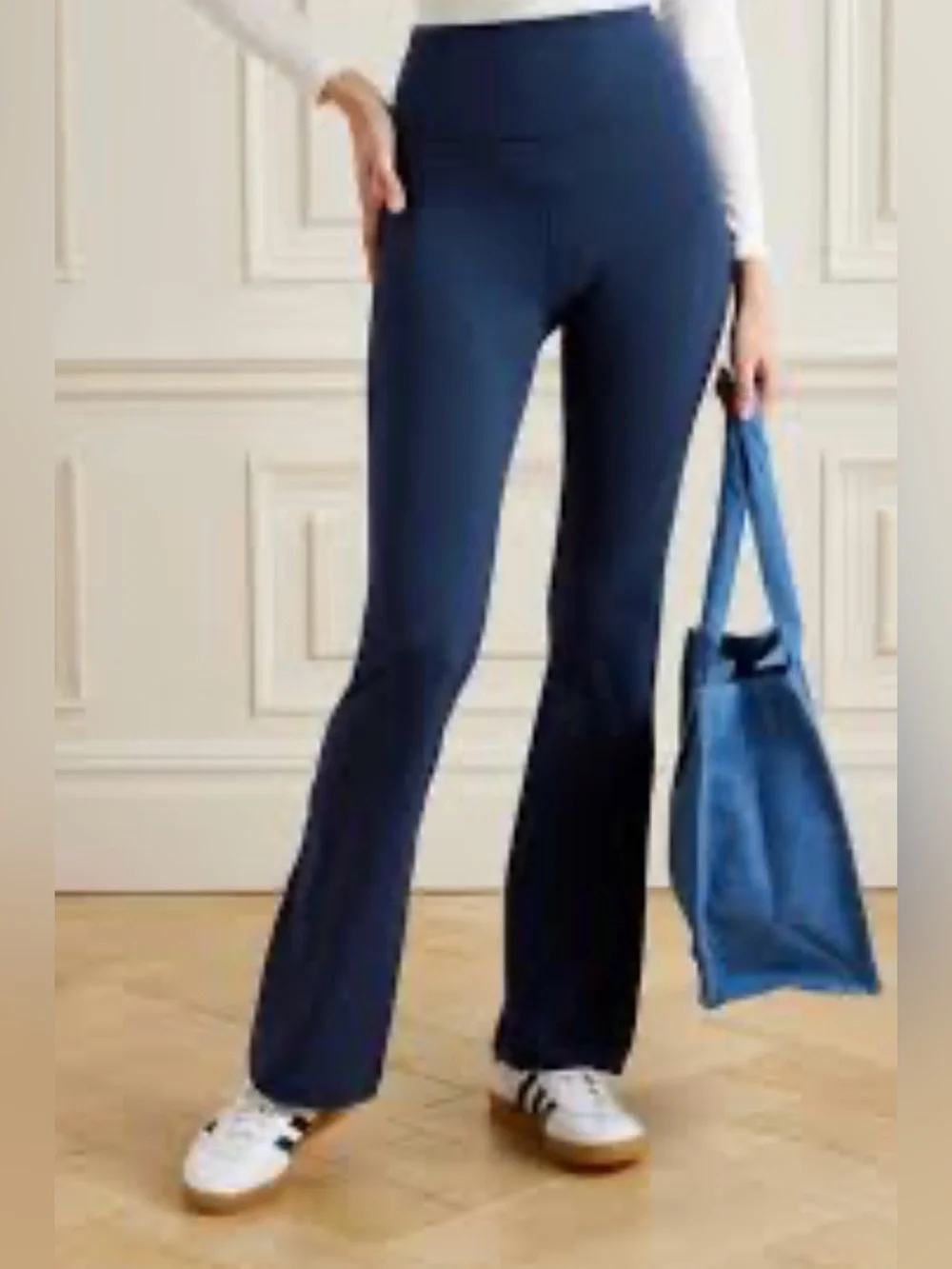 lululemon athletica  women’s high-rise Navy Boot-Cut Flare Pants size 10